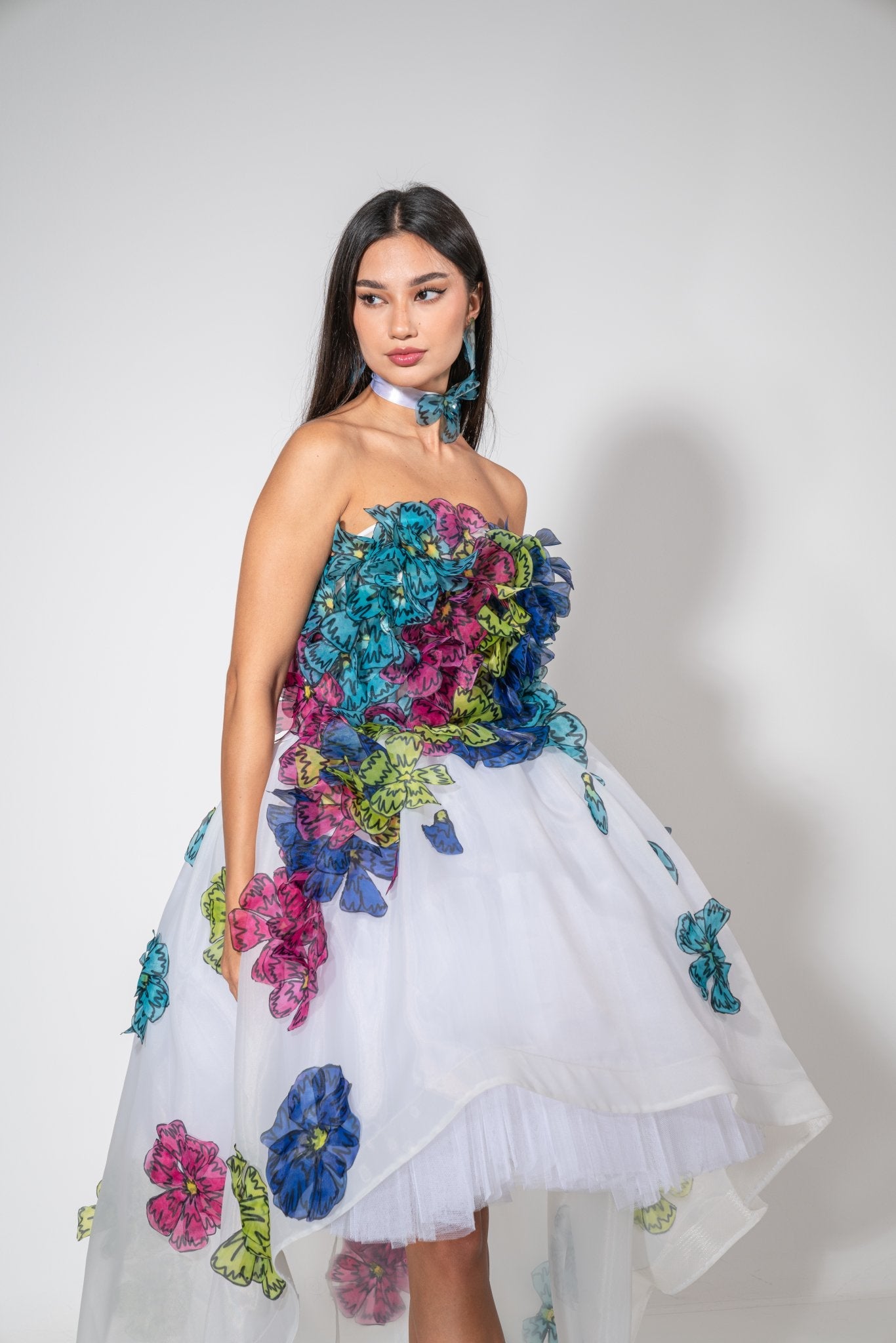 Floral Couture Dress - SamarMuradCollezione