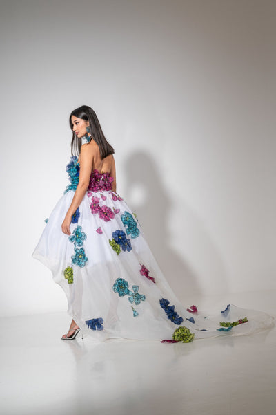 Floral Couture Dress - SamarMuradCollezione