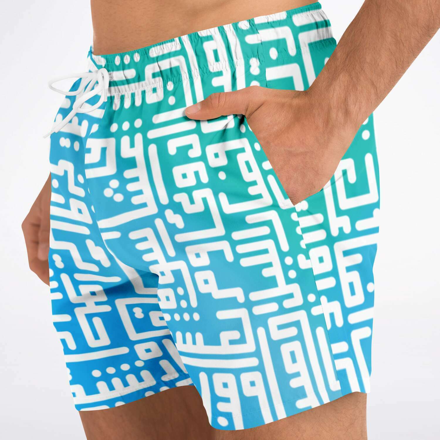 Trunk shorts Maui White - SamarMuradCollezione